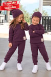 Unisex Bereli Kaşkorse Mürdüm Takım