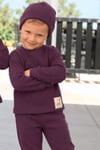 Unisex Bereli Kaşkorse Mürdüm Takım