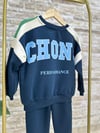 Unisex Çocuk 3 İplik Chons Lacivert  İkili Takım