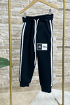 Unisex Çocuk Şardonlu Adids Mavi Siyah Takım