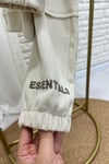 Unisex Dik Yaka Essentials  Krem  Takım