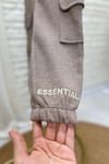 Unisex Dik Yaka Essentials  Vizon Takım