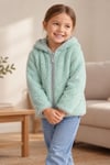 Unisex Fermuarlı Peluş  Hırka