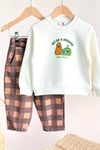 Unisex Gabardin Pantolonlu Bit Of İkili Takım