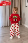 Unisex Gabardin Pantolonlu Domatesli Kırmızı Takım