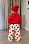 Unisex Gabardin Pantolonlu Domatesli Kırmızı Takım