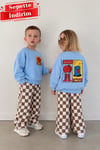 Unisex Gabardin Pantolonlu Mavi  Red Favs  Takım