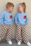 Unisex Gabardin Pantolonlu Mavi  Red Favs  Takım