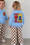 Unisex Gabardin Pantolonlu Mavi  Red Favs  Takım