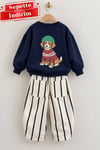 Unisex Gabardin Pantolonlu Taddy Laci Takım