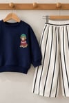 Unisex Gabardin Pantolonlu Taddy Laci Takım