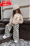 Unisex Geleto Gabardin Pantolonlu Bej Takım