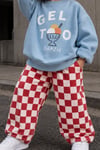 Unisex Geleto Gabardin Pantolonlu Mavi Takım