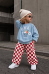 Unisex Geleto Gabardin Pantolonlu Mavi Takım