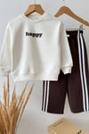 Unisex Happy Kahveli Takım