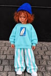 Unisex Hawai Mavi 3 İplik Takım
