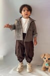 Unisex Kargo Pantolon Kahve Ceket Takım