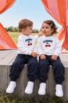 Unisex Kiraz Nakışlı İkili Takım
