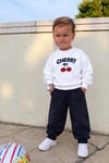 Unisex Kiraz Nakışlı İkili Takım
