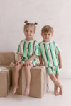 Unisex  Laciel Biberli Yeşil Şortlu Takım