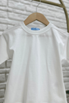 Unisex Laciel Kısa Kol Beyaz Tshirt