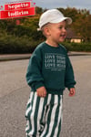 Unisex Laciel  Love Today Teşil Sweat