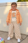 Unisex La'ciel Sloganlı Caramel Sweat