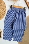 Unisex  Laciel Yazlık Baloon Laci Çizgili Pantolon