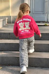 Unisex Little Plushes Gabardin Pantolon 3 İplik Takım