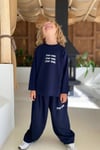 Unisex Mevsimlik Bisiklet Yaka Stay Kind Laci  Takım
