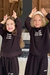 Unisex Mevsimlik Bisiklet Yaka Stay Kind Kahve Takım