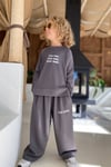 Unisex Mevsimlik Bisiklet Yaka Stay Kind Füme  Takım