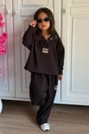 Unisex Mevsimlik Stay Kind Kahve Takım