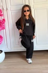 Unisex Mevsimlik Stay Kind Siyah Takım