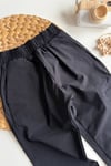 Unisex Paraşüt Kumaş Siyah Pantolon