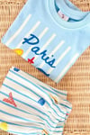 Unisex Paris Unicorn Renkli Alt Uzun Takım