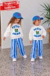 Unisex Petit Jardin Mavi 3 İplik Takım