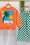 Unisex Renkli Bali 3 İplik Takım