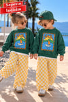 Unisex Resim Sail Baskı  3 İplik Takım