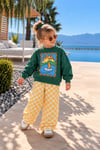 Unisex Resim Sail Baskı  3 İplik Takım