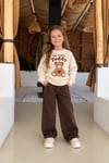 Unisex Teddy Triko Gabardin Pantolon Takım