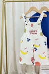 Unisex Tshirt Dahil Child Saks Şortlu Salopet