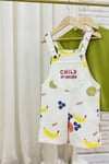 Unisex Tshirt Dahil Child Yeşil Şortlu Salopet