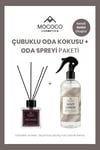 1 Adet Çubuklu Oda Kokusu + 1 Adet Oda Spreyi Paketi (Kokularını Kendin Seç)
