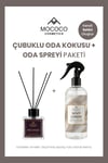 1 Adet Çubuklu Oda Kokusu + 1 Adet Oda Spreyi Paketi (Kokularını Kendin Seç)