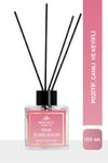 Pink Bubble Gum Bambu Çubuklu Oda Kokusu 110 ml – Reed Diffuser | Ev ve Aromaterapi