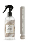 Soft Linen Iris Poudre Oda & Çamaşır Spreyi 430 ml – Room Spray | Ferahlatıcı Ortam ve Kumaş Kokusu
