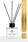 White Soap Bambu Çubuklu Oda Kokusu 110 ml – Reed Diffuser | Ev ve Aromaterapi