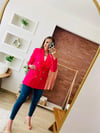 Fuşya Blazer Ceket