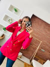 Fuşya Blazer Ceket